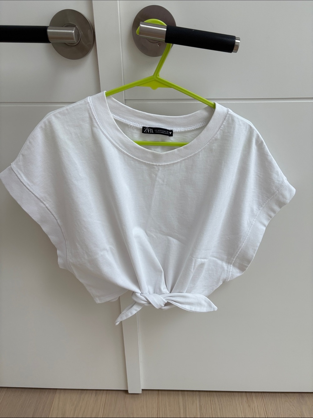 Zara White Crop Top